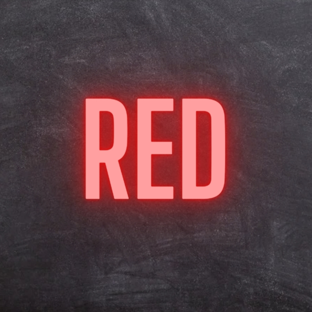 Color coded RED
